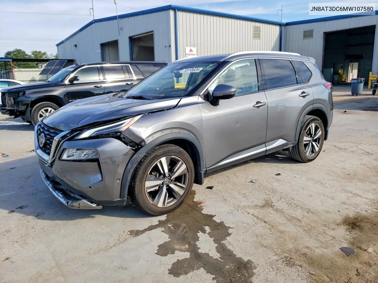 NISSAN ROGUE 2021, VIN JN8AT3DC6MW107580