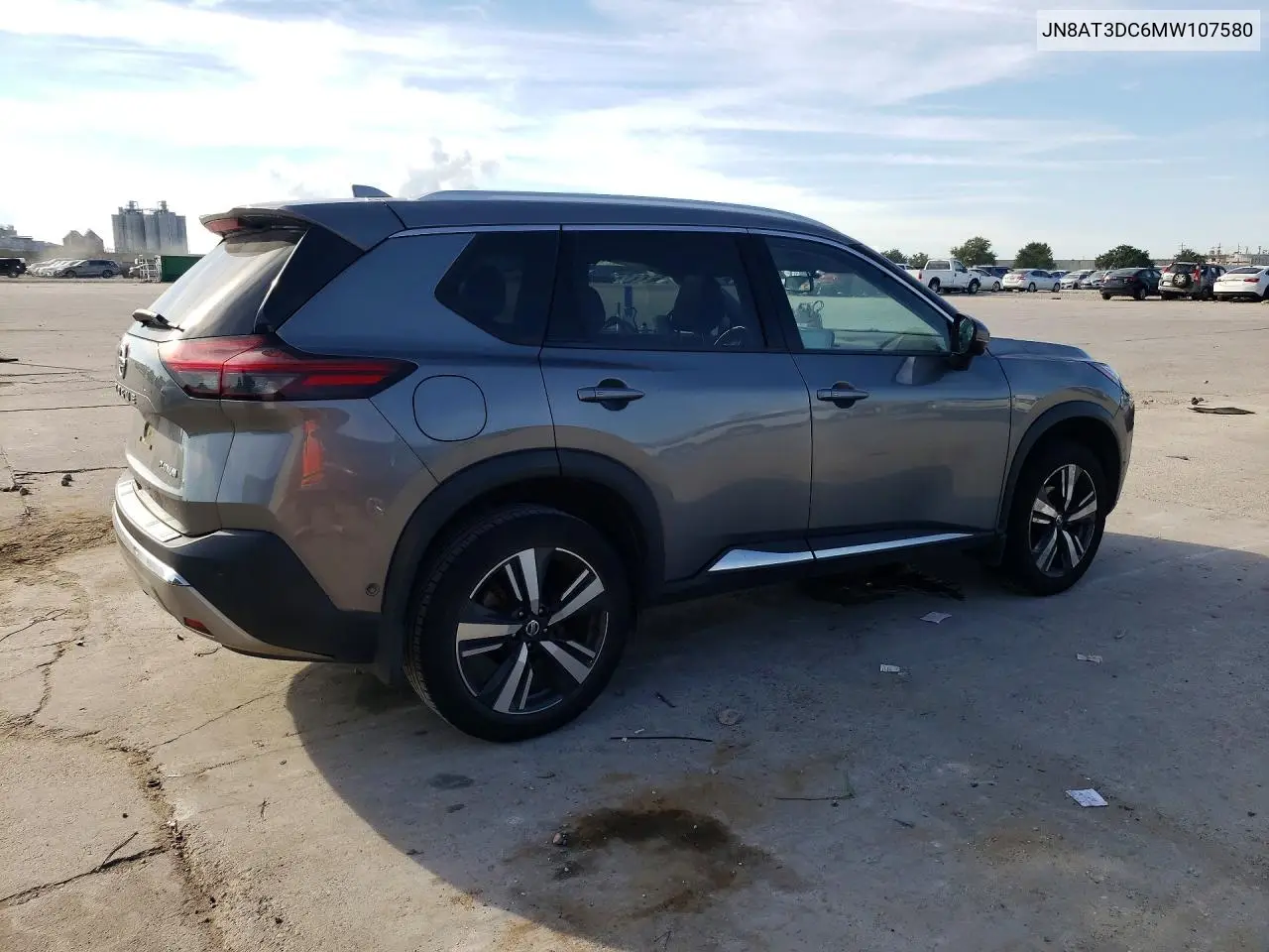 2021 NISSAN ROGUE VIN JN8AT3DC6MW107580 — фото 3