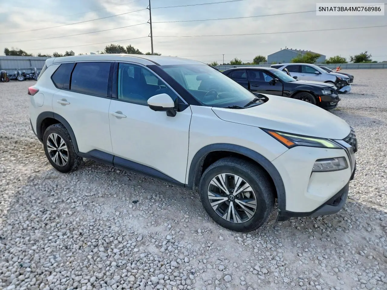 2021 NISSAN ROGUE VIN 5N1AT3BA4MC768986 — фото 4