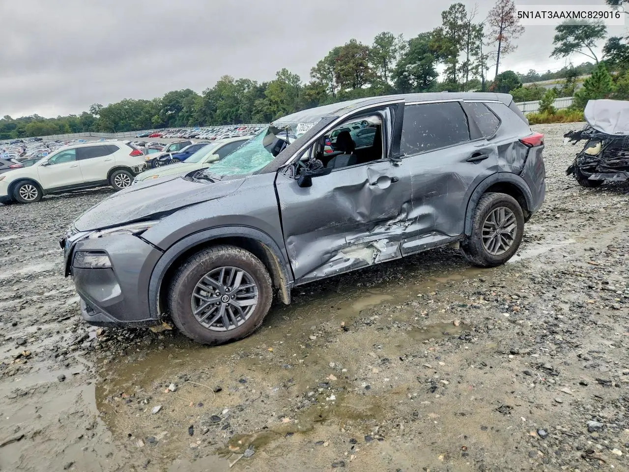NISSAN ROGUE 2021, VIN 5N1AT3AAXMC829016