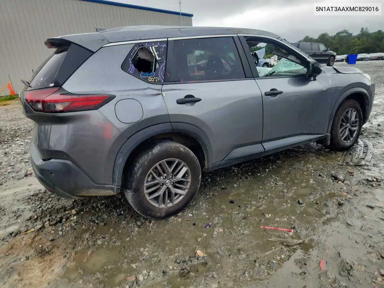 2021 NISSAN ROGUE VIN 5N1AT3AAXMC829016 — фото 3