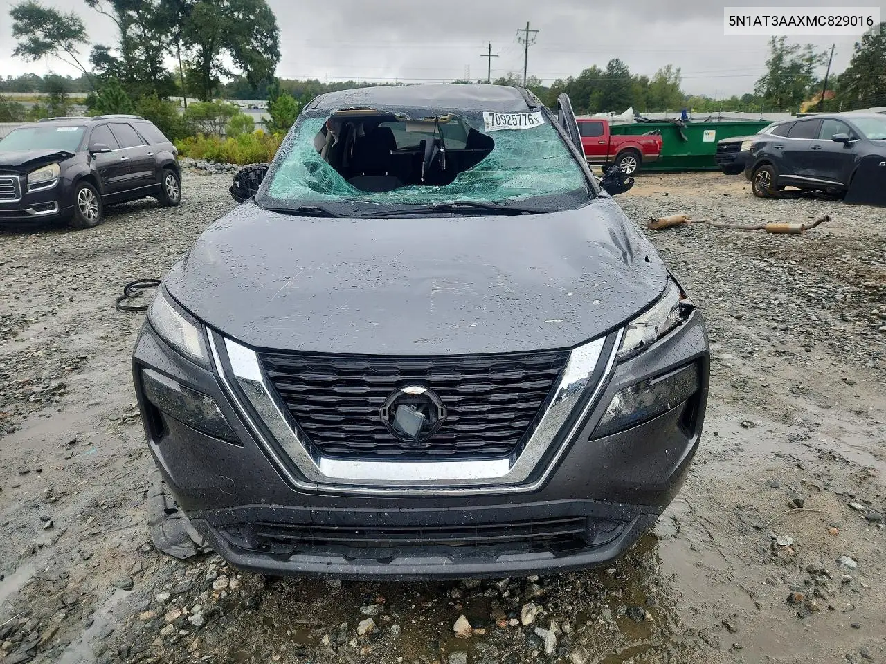 2021 NISSAN ROGUE VIN 5N1AT3AAXMC829016 — фото 5