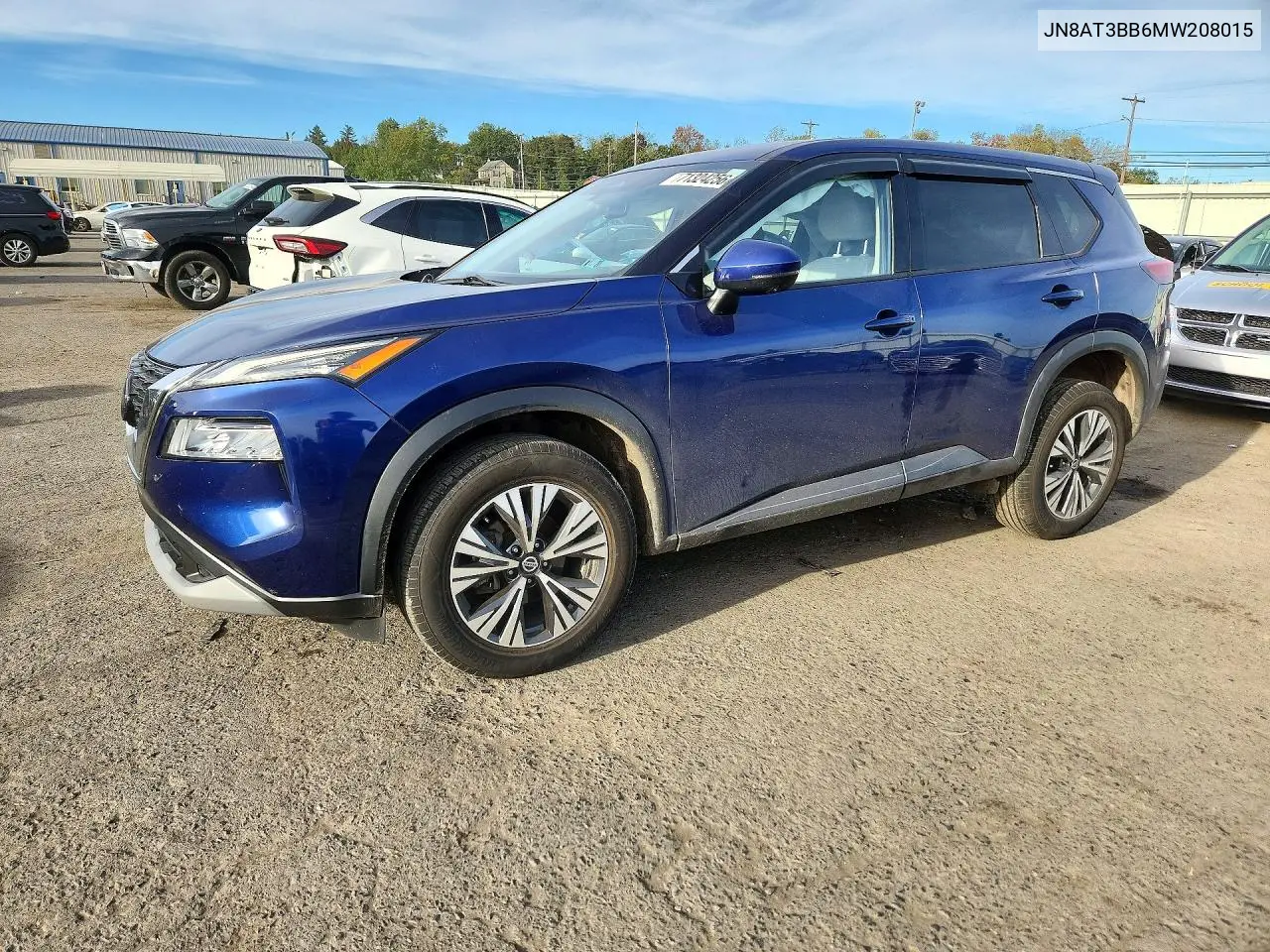 NISSAN ROGUE 2021, VIN JN8AT3BB6MW208015