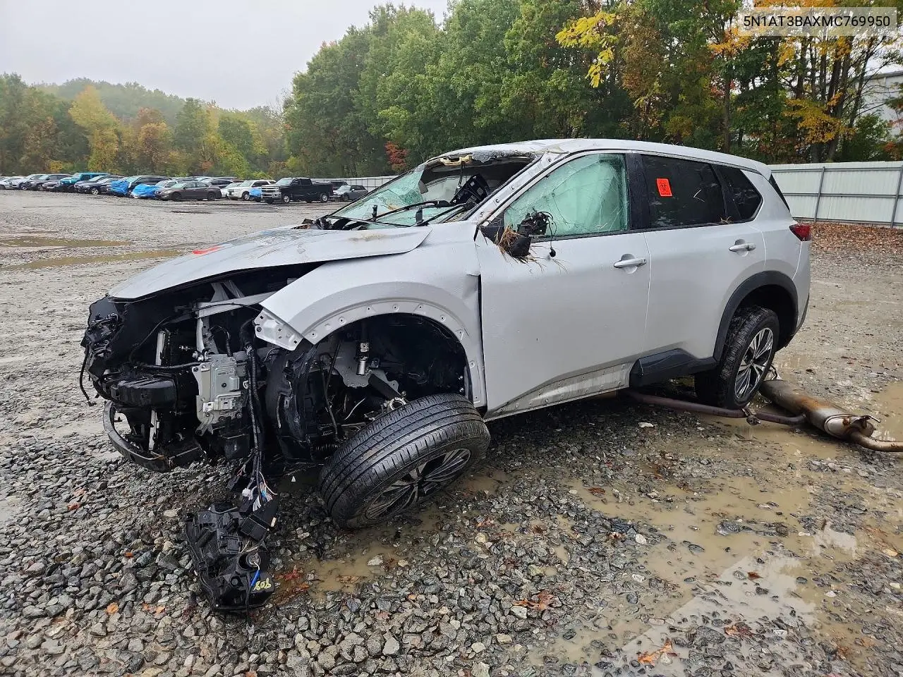 NISSAN ROGUE 2021, VIN 5N1AT3BAXMC769950