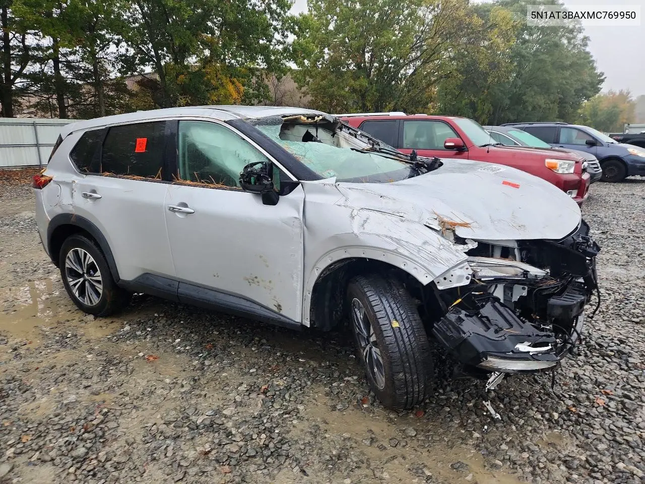 2021 NISSAN ROGUE VIN 5N1AT3BAXMC769950 — фото 4