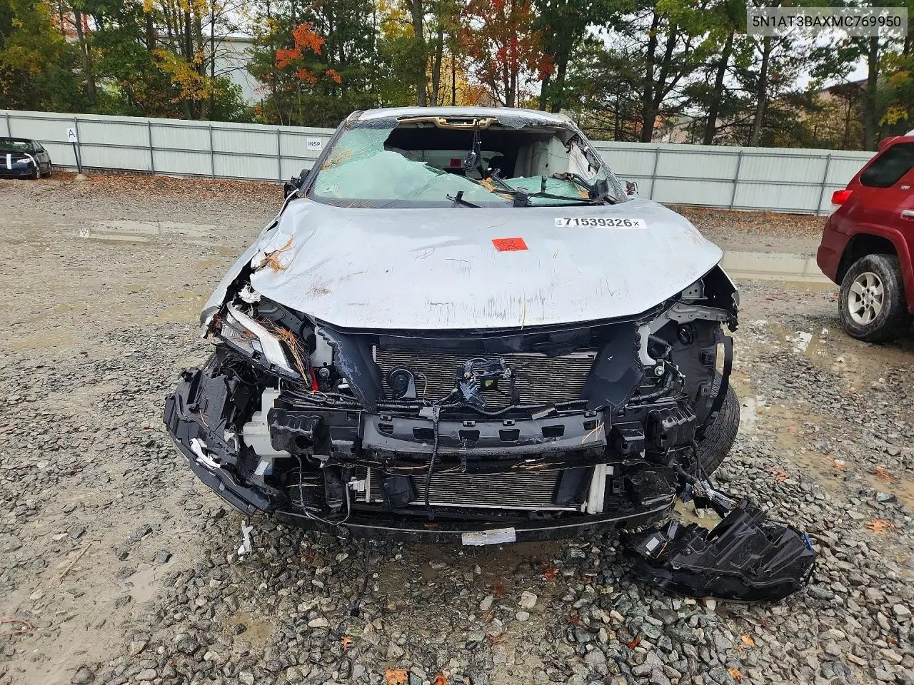 2021 NISSAN ROGUE VIN 5N1AT3BAXMC769950 — фото 5