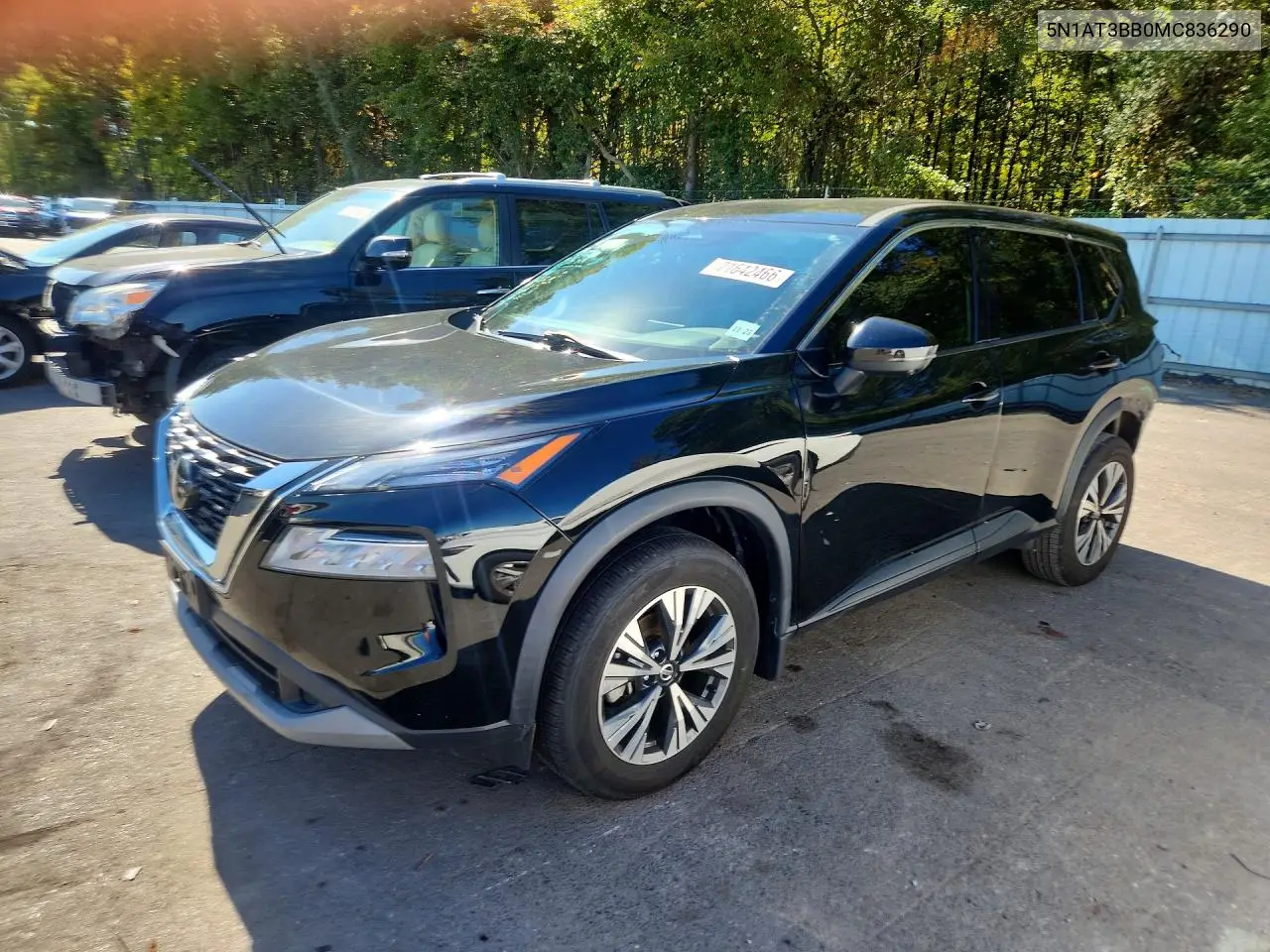 NISSAN ROGUE 2021, VIN 5N1AT3BB0MC836290