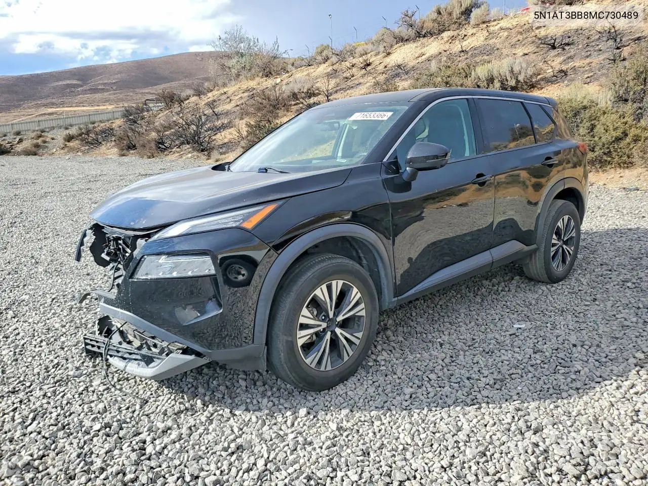 NISSAN ROGUE 2021, VIN 5N1AT3BB8MC730489