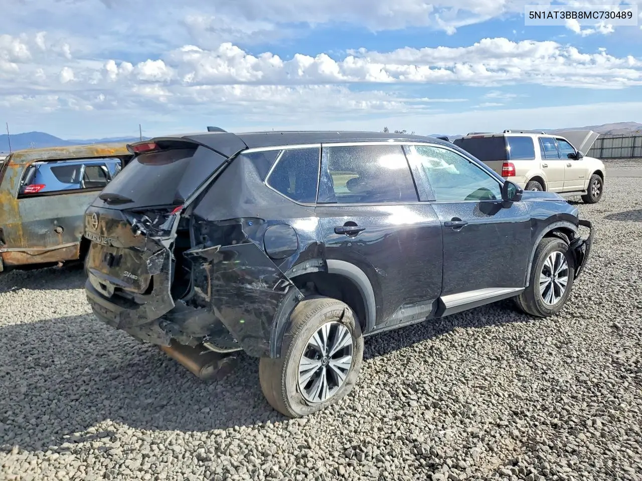 2021 NISSAN ROGUE VIN 5N1AT3BB8MC730489 — фото 3