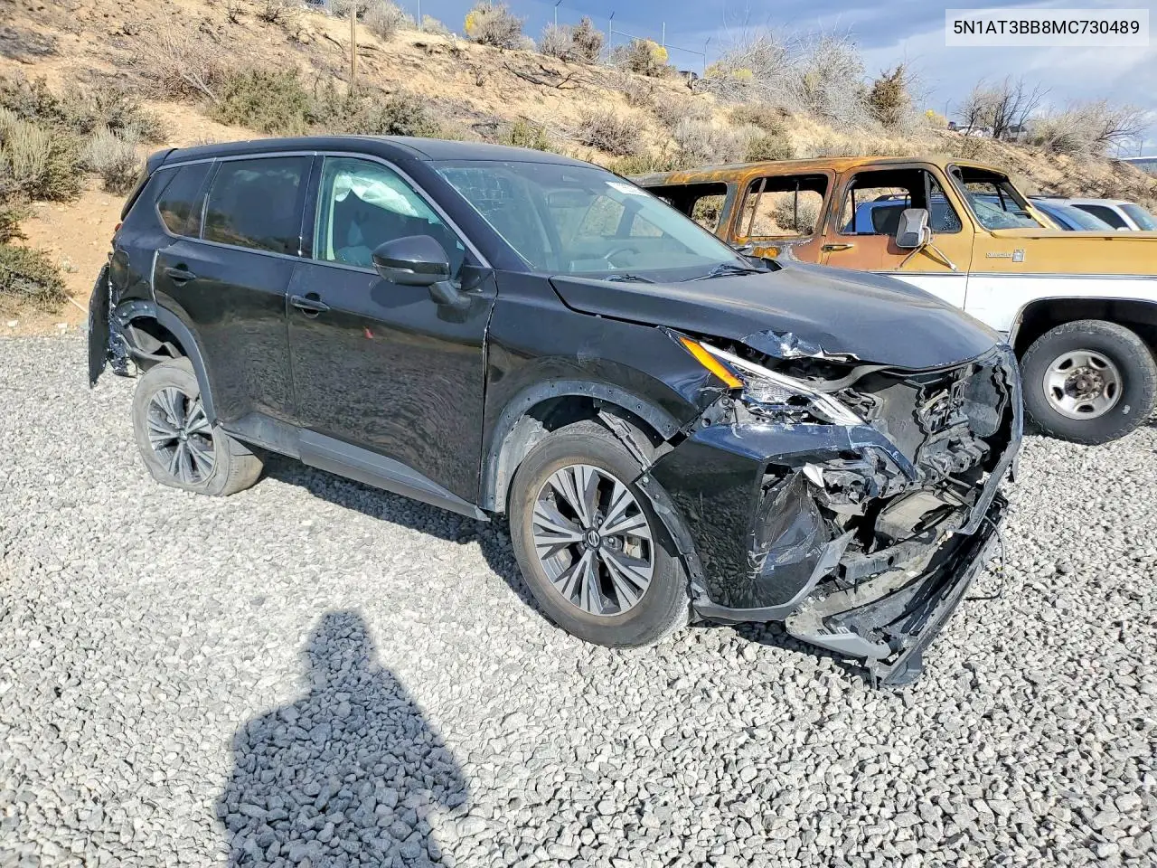 2021 NISSAN ROGUE VIN 5N1AT3BB8MC730489 — фото 4