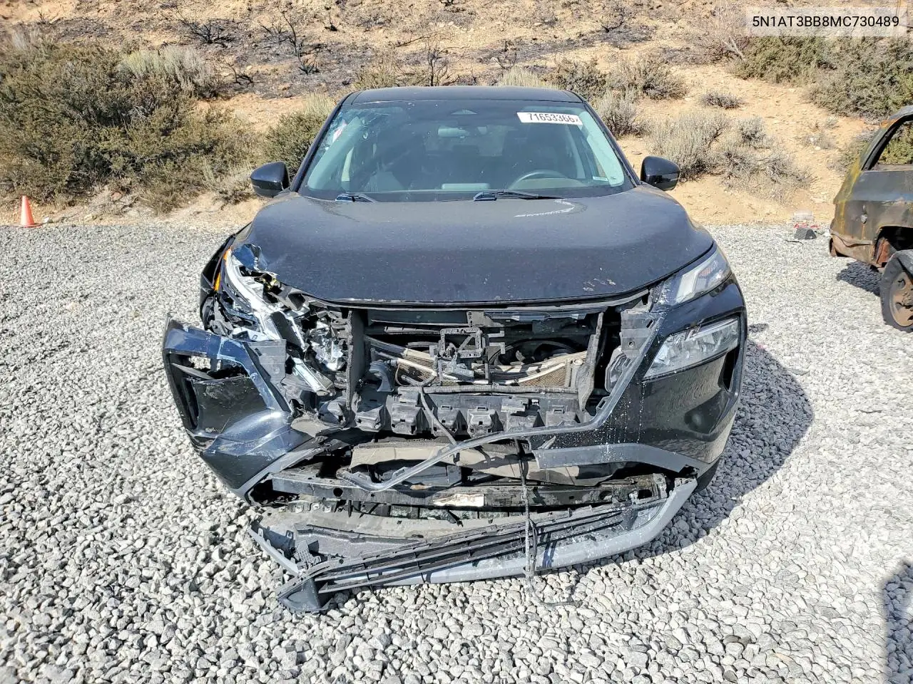 2021 NISSAN ROGUE VIN 5N1AT3BB8MC730489 — фото 5