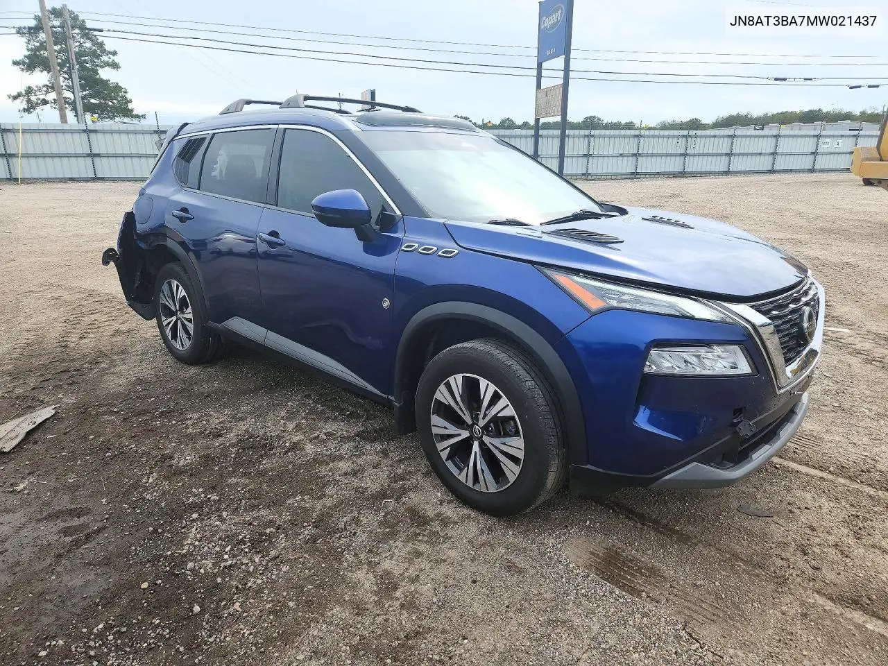 2021 NISSAN ROGUE VIN JN8AT3BA7MW021437 — фото 4