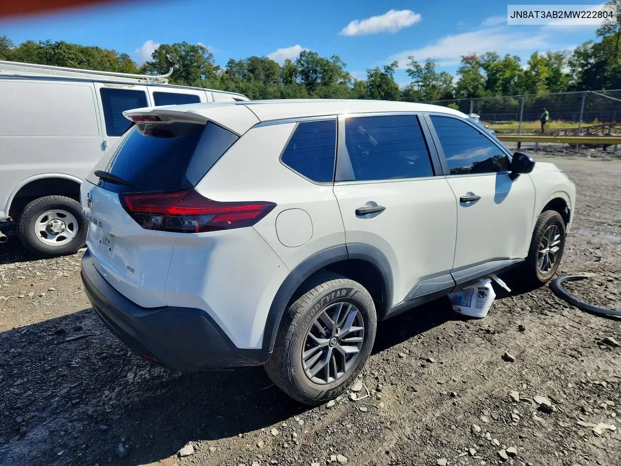 2021 NISSAN ROGUE VIN JN8AT3AB2MW222804 — фото 3