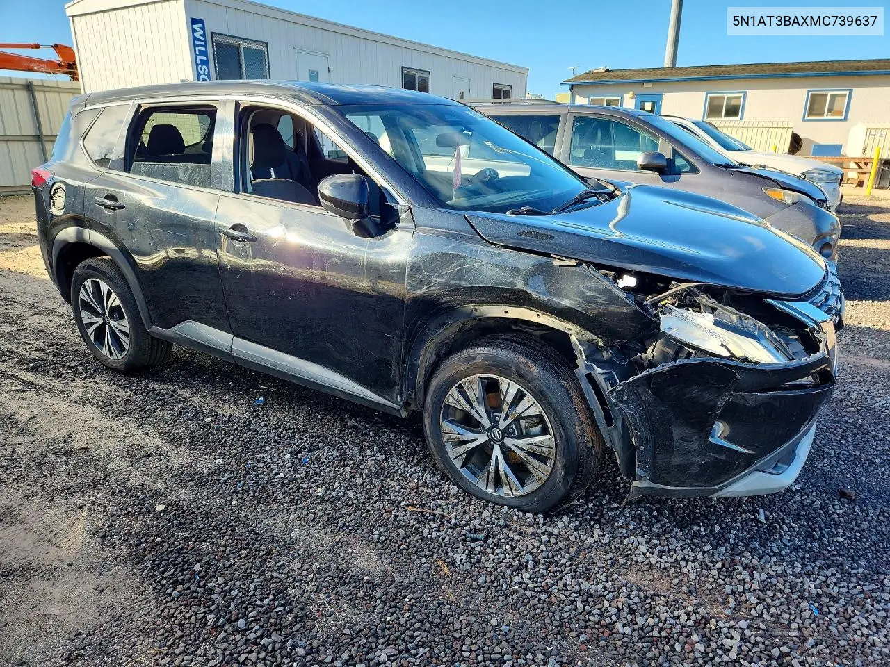 2021 NISSAN ROGUE VIN 5N1AT3BAXMC739637 — фото 4