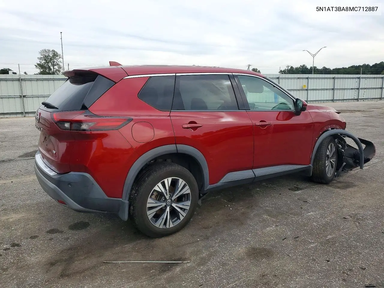 2021 NISSAN ROGUE VIN 5N1AT3BA8MC712887 — фото 3