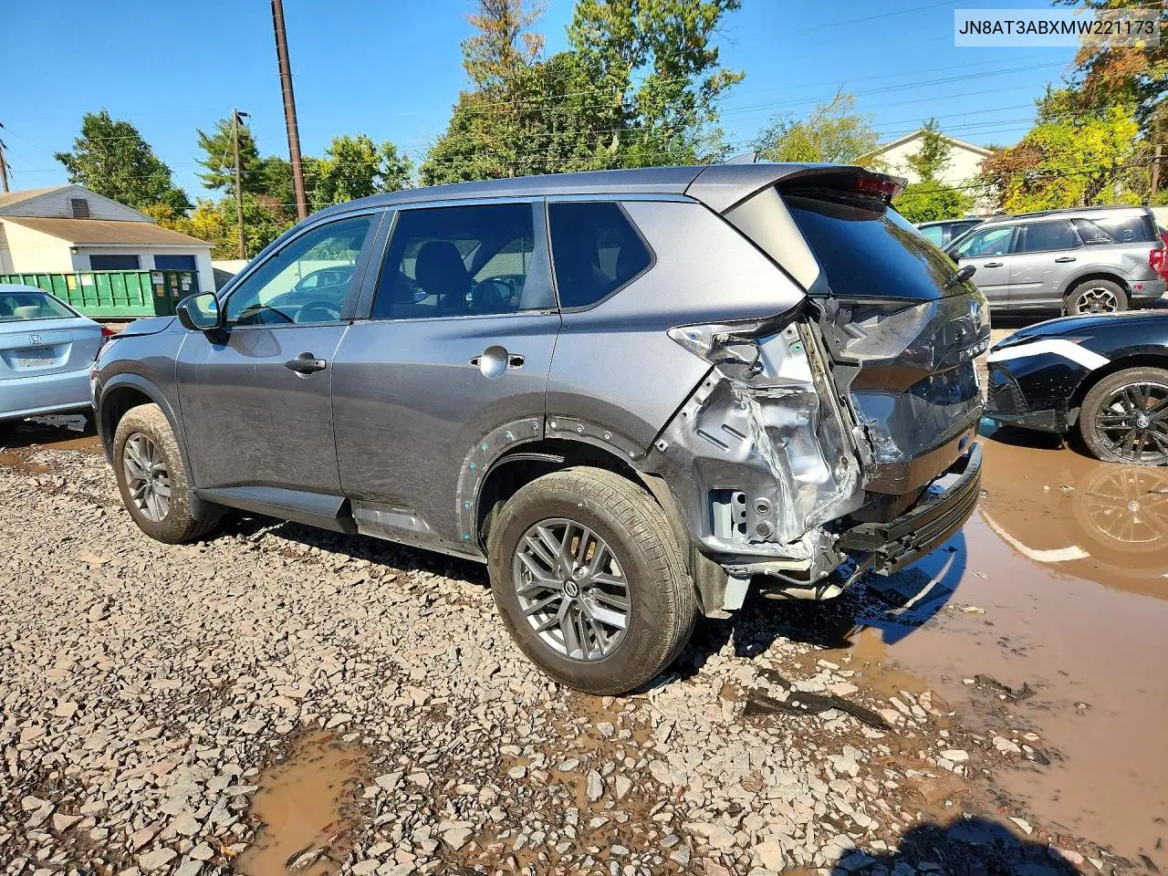 2021 NISSAN ROGUE VIN JN8AT3ABXMW221173 — фото 2