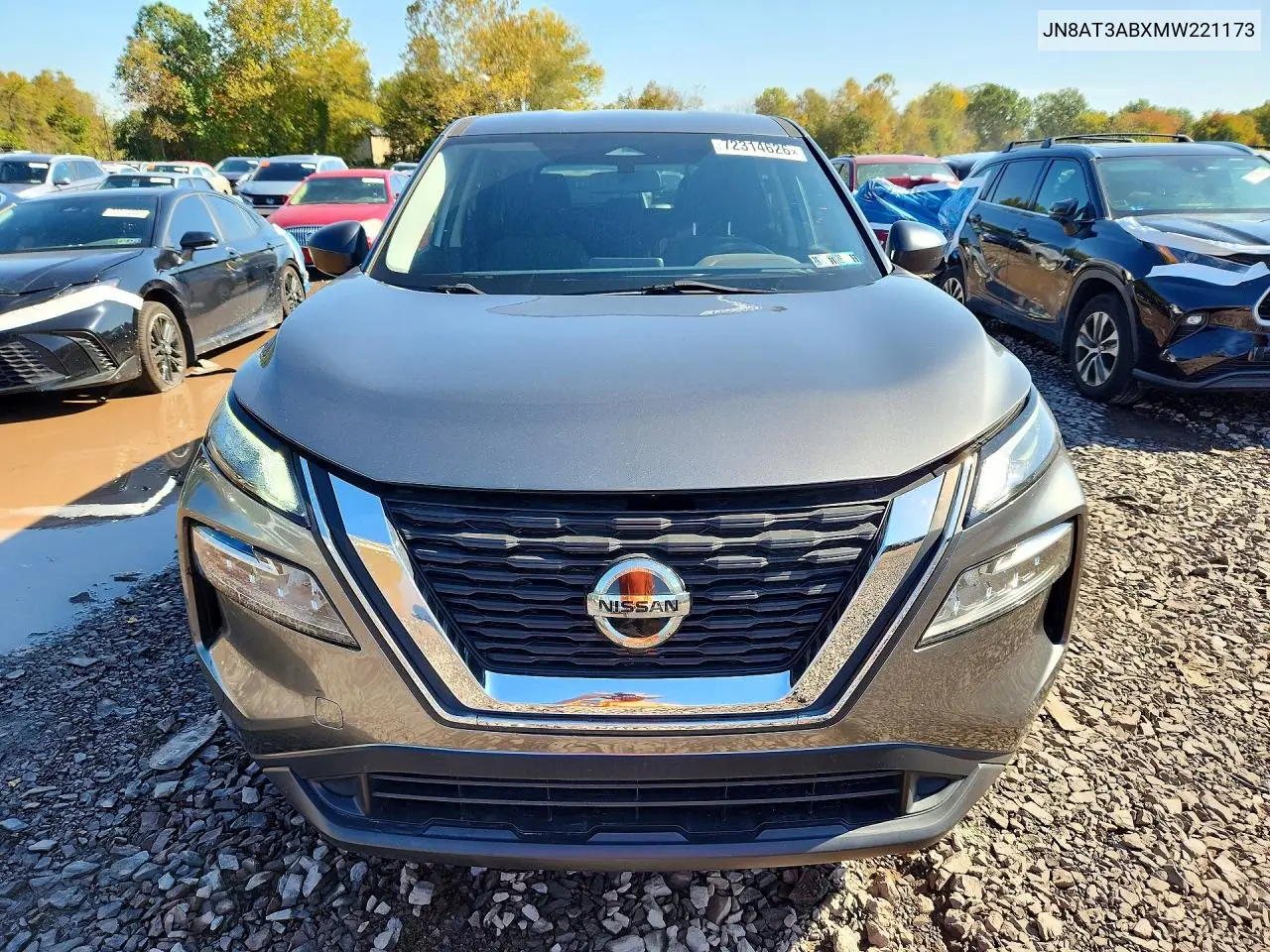 2021 NISSAN ROGUE VIN JN8AT3ABXMW221173 — фото 5