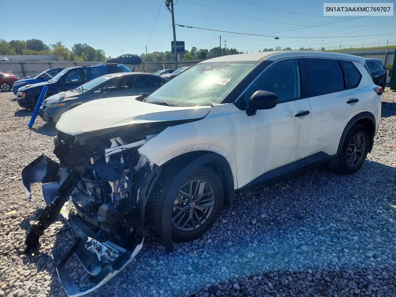 NISSAN ROGUE 2021, VIN 5N1AT3AAXMC769707