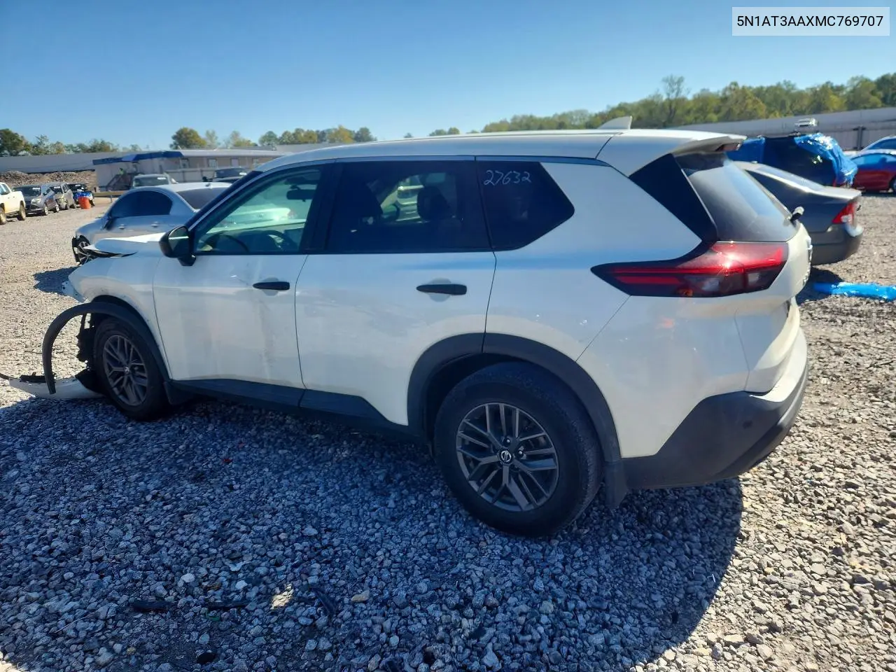 2021 NISSAN ROGUE VIN 5N1AT3AAXMC769707 — фото 2