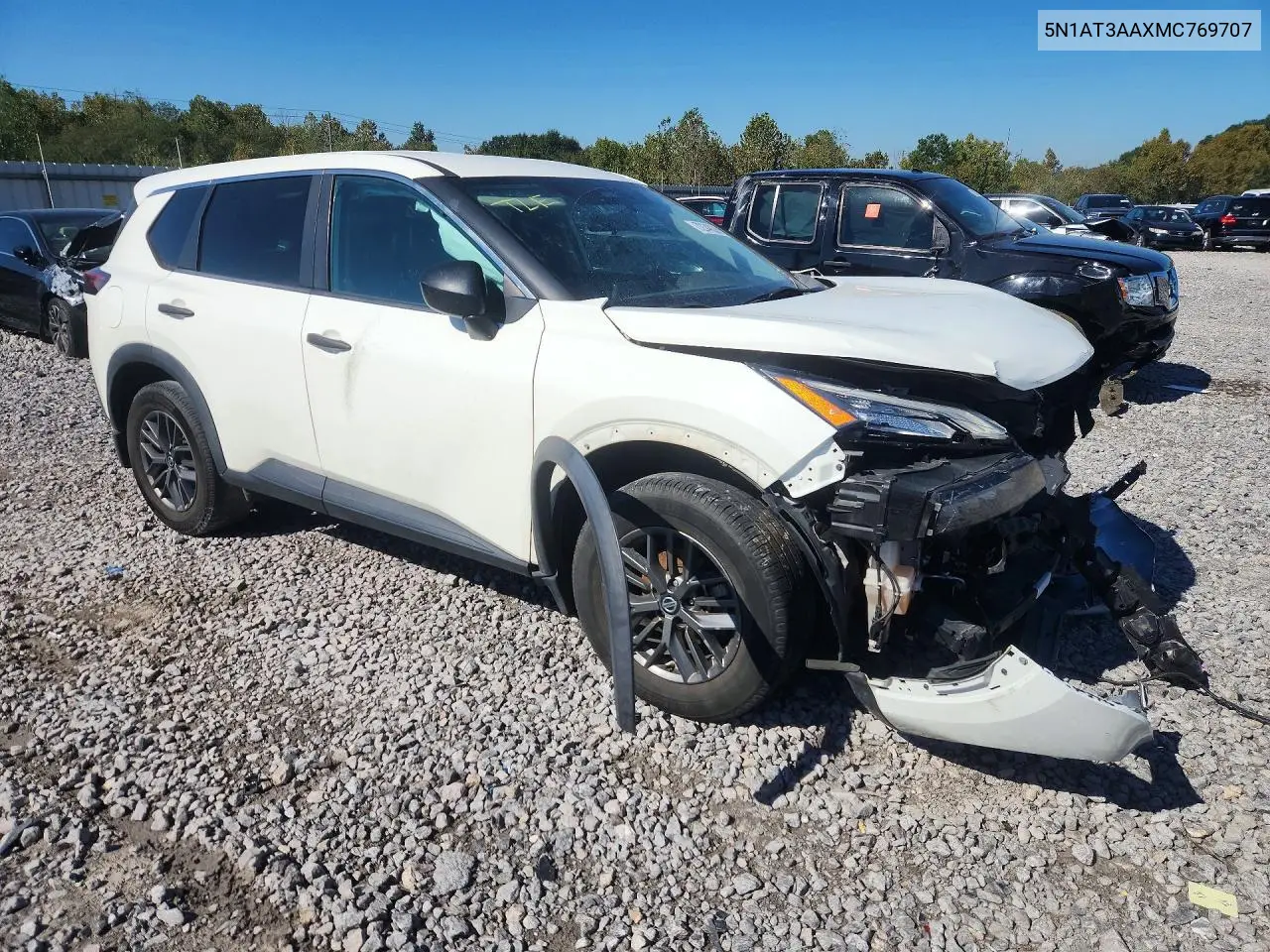 2021 NISSAN ROGUE VIN 5N1AT3AAXMC769707 — фото 4