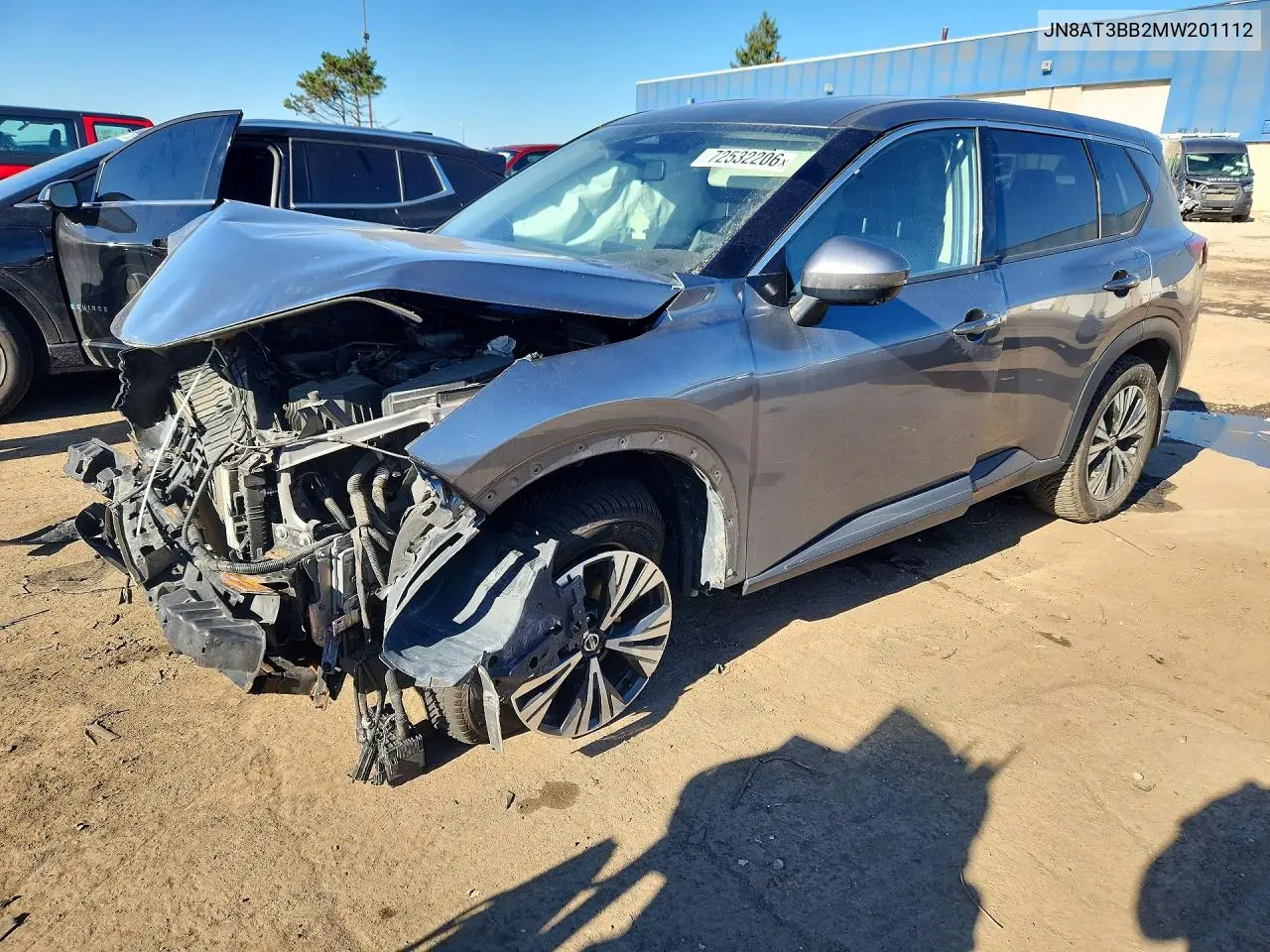 NISSAN ROGUE 2021, VIN JN8AT3BB2MW201112