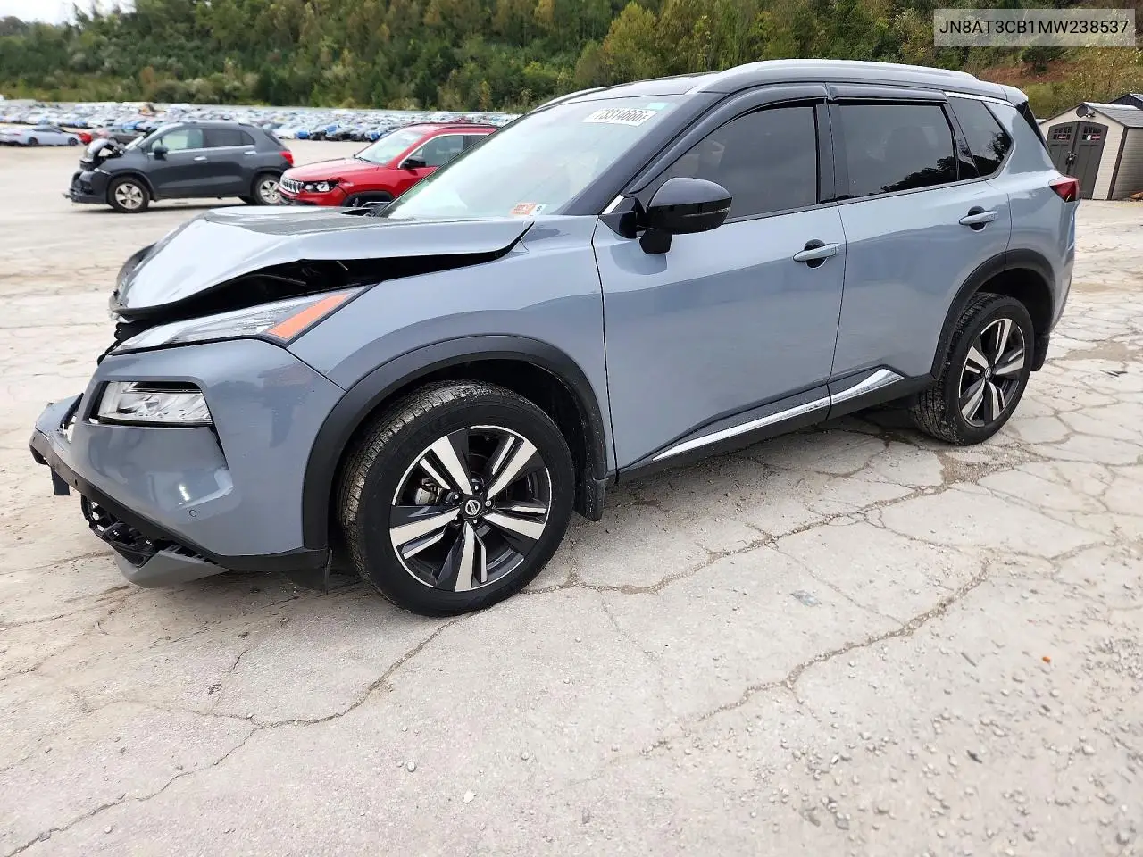 NISSAN ROGUE 2021, VIN JN8AT3CB1MW238537