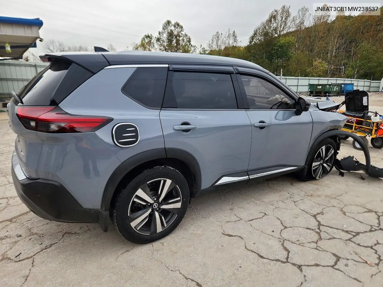 2021 NISSAN ROGUE VIN JN8AT3CB1MW238537 — фото 3