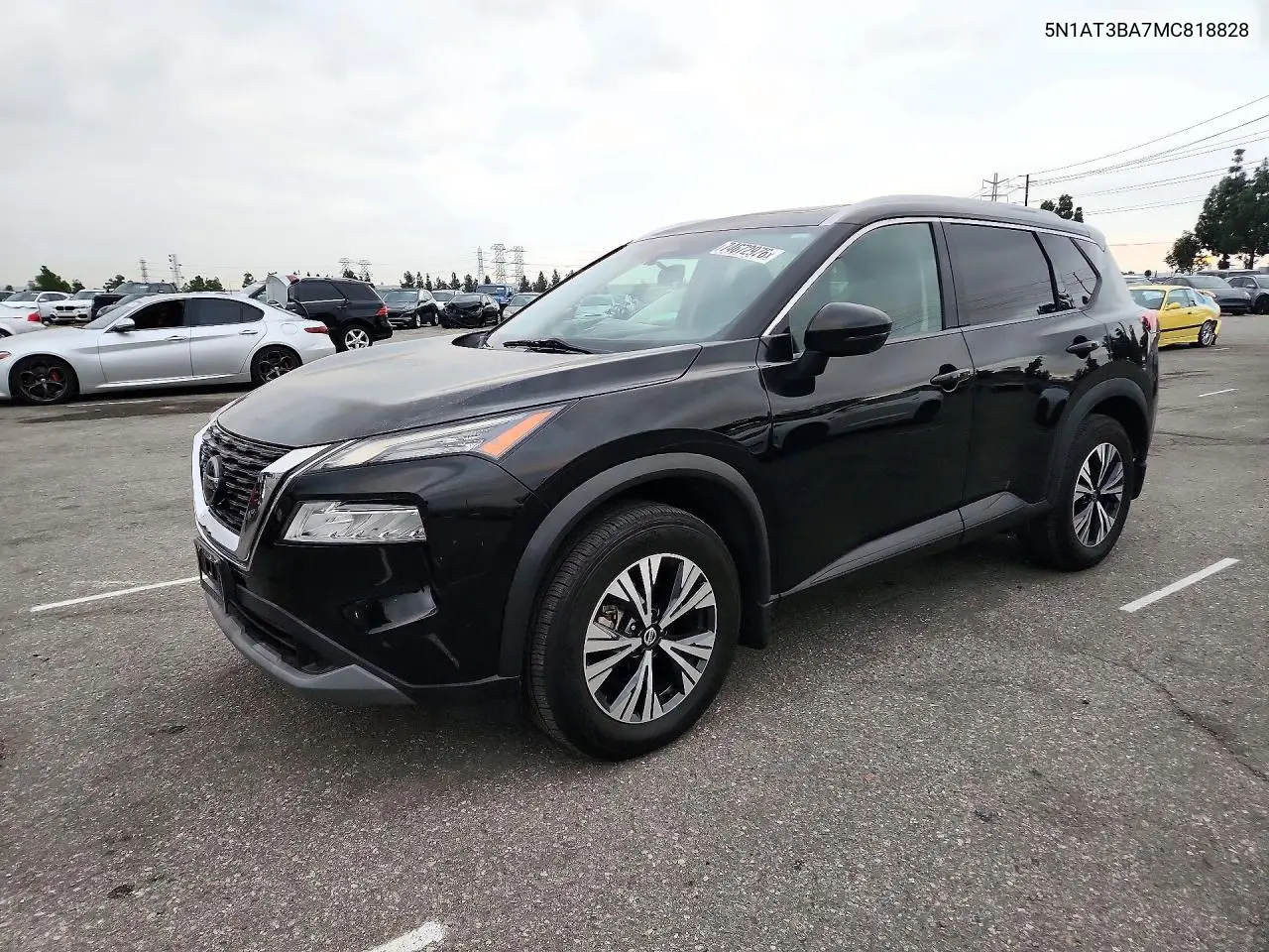 NISSAN ROGUE 2021, VIN 5N1AT3BA7MC818828