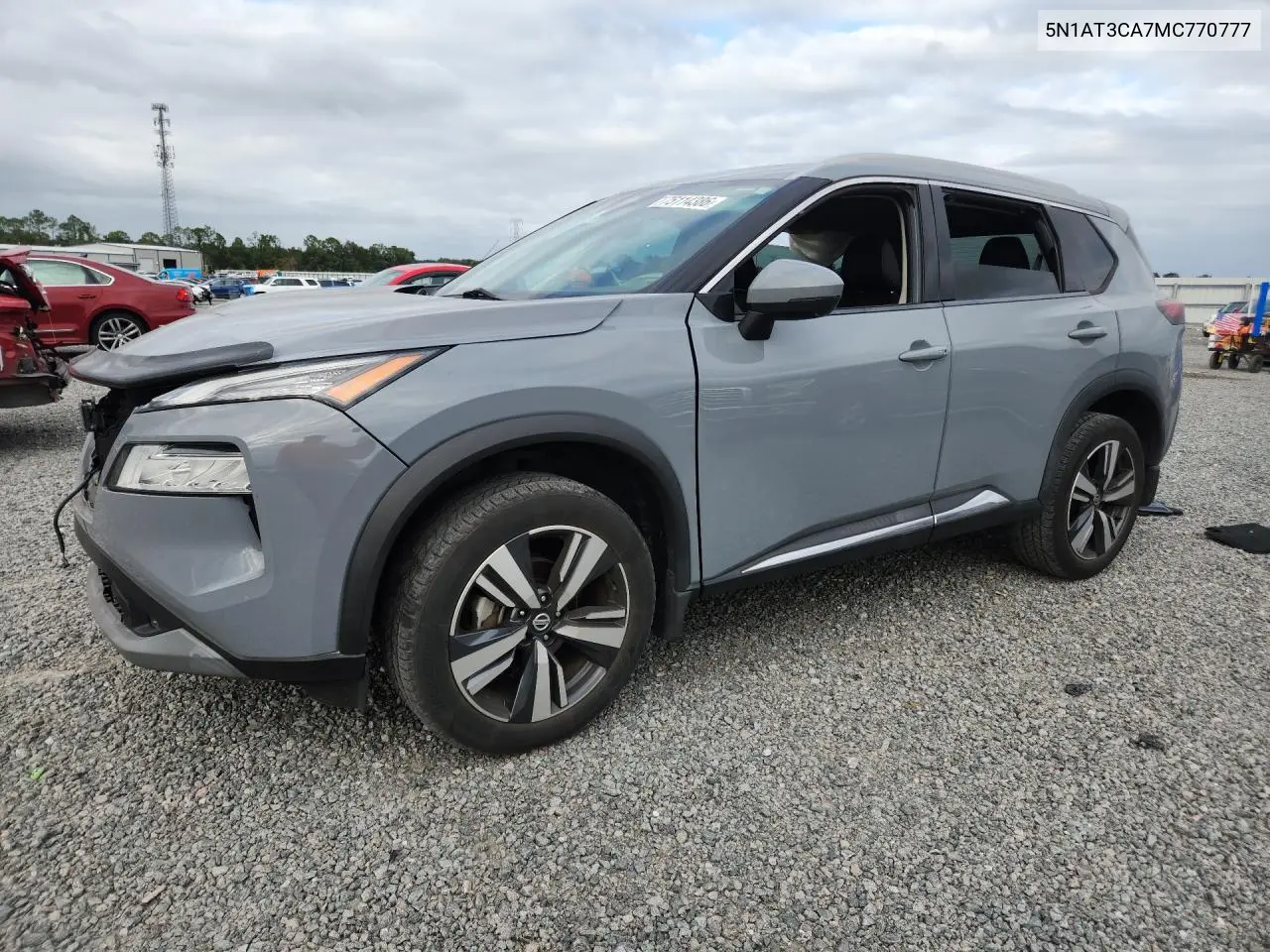 NISSAN ROGUE 2021, VIN 5N1AT3CA7MC770777