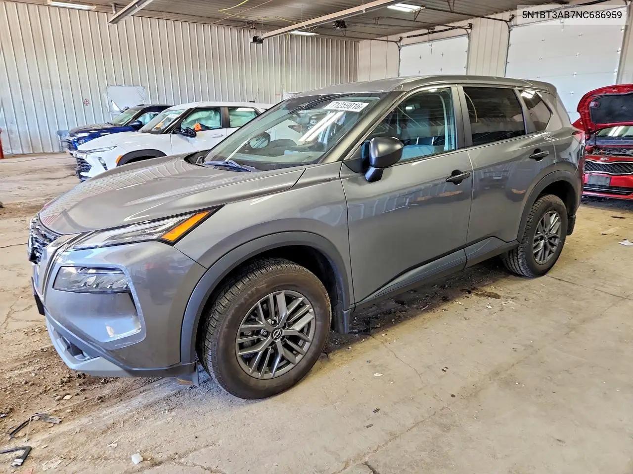 NISSAN ROGUE 2022, VIN 5N1BT3AB7NC686959