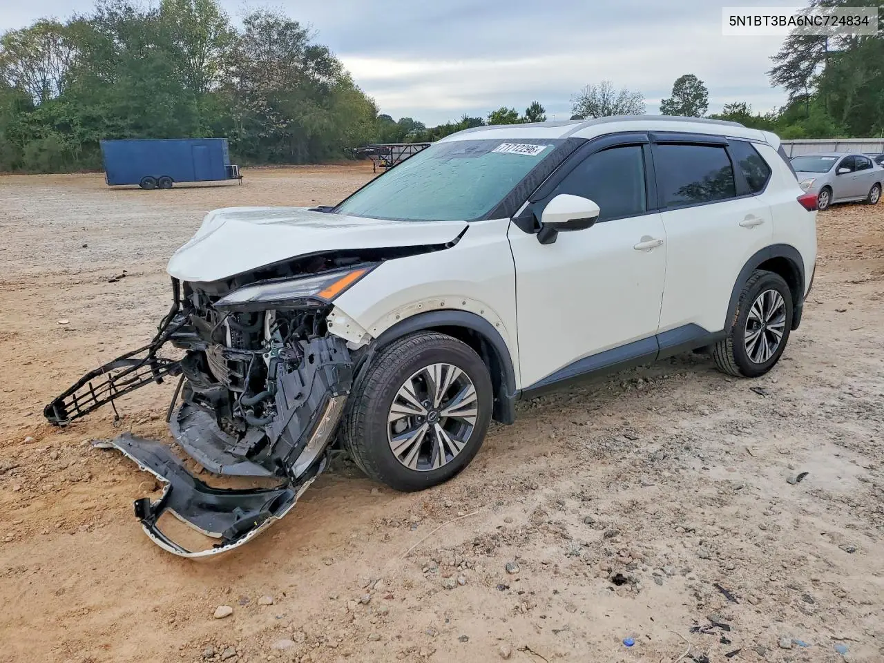 NISSAN ROGUE 2022, VIN 5N1BT3BA6NC724834