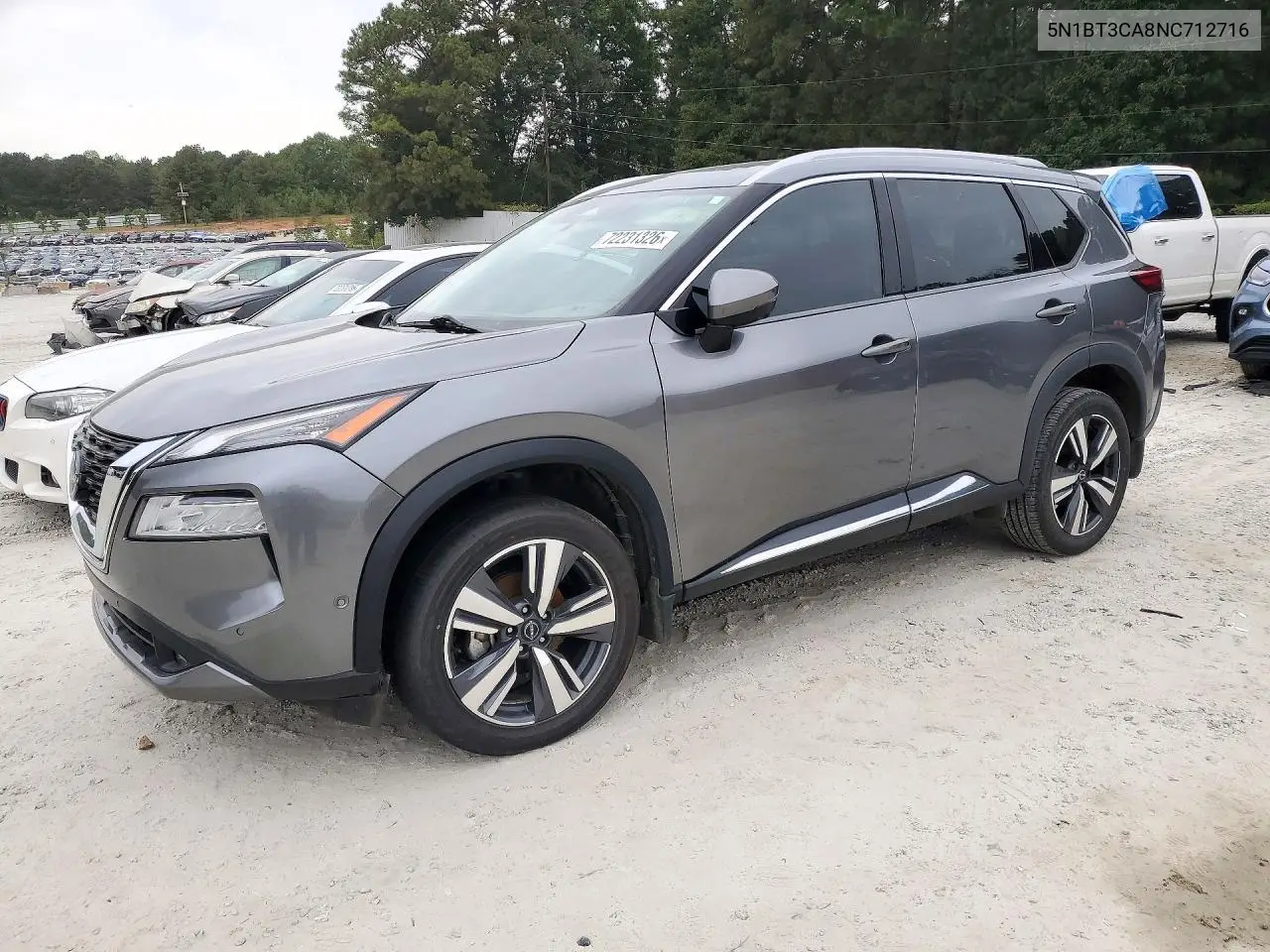 NISSAN ROGUE 2022, VIN 5N1BT3CA8NC712716