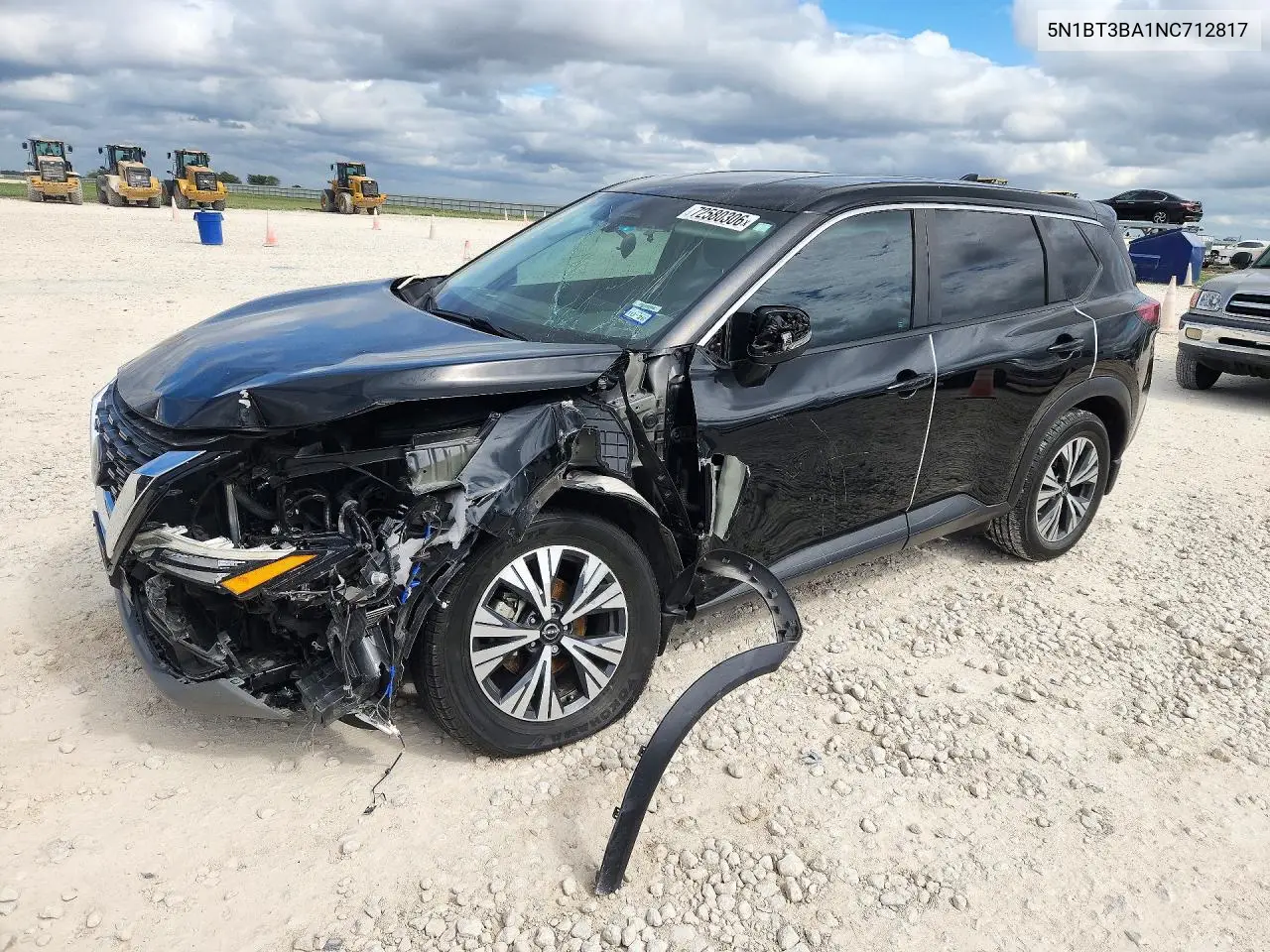 NISSAN ROGUE 2022, VIN 5N1BT3BA1NC712817