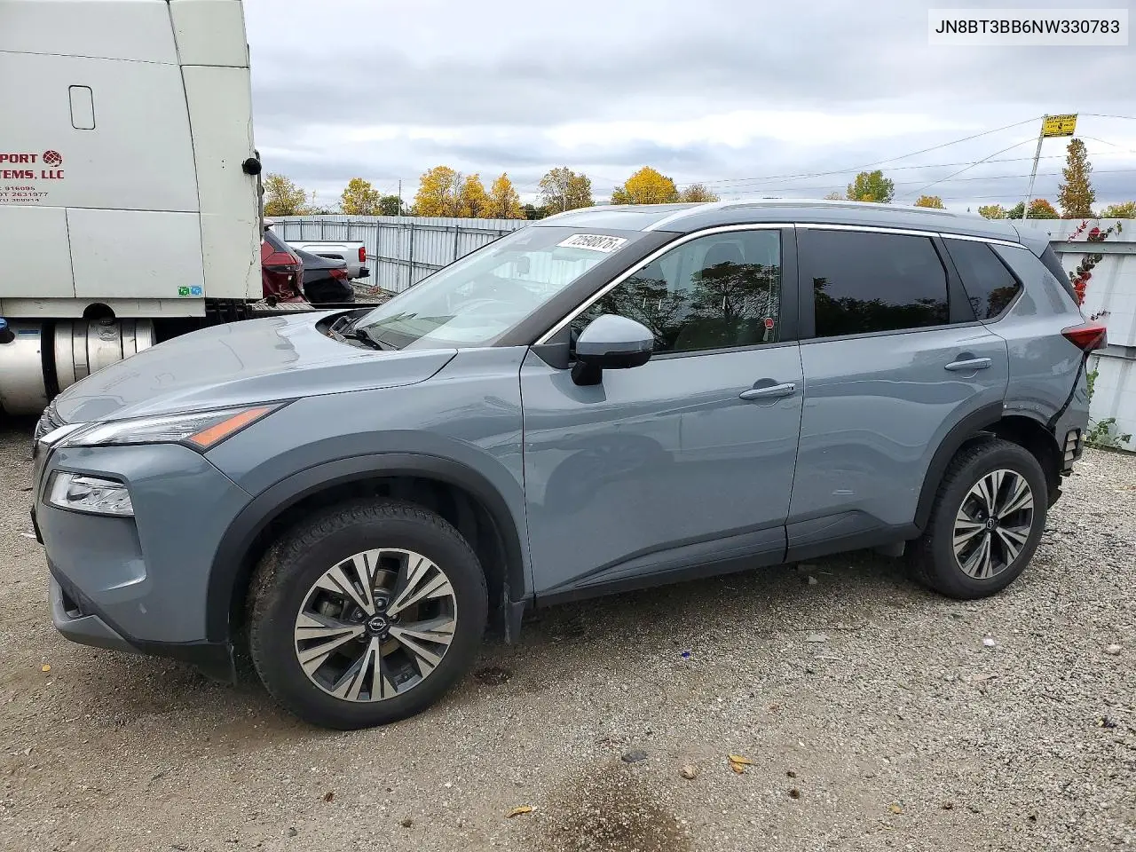 NISSAN ROGUE 2022, VIN JN8BT3BB6NW330783