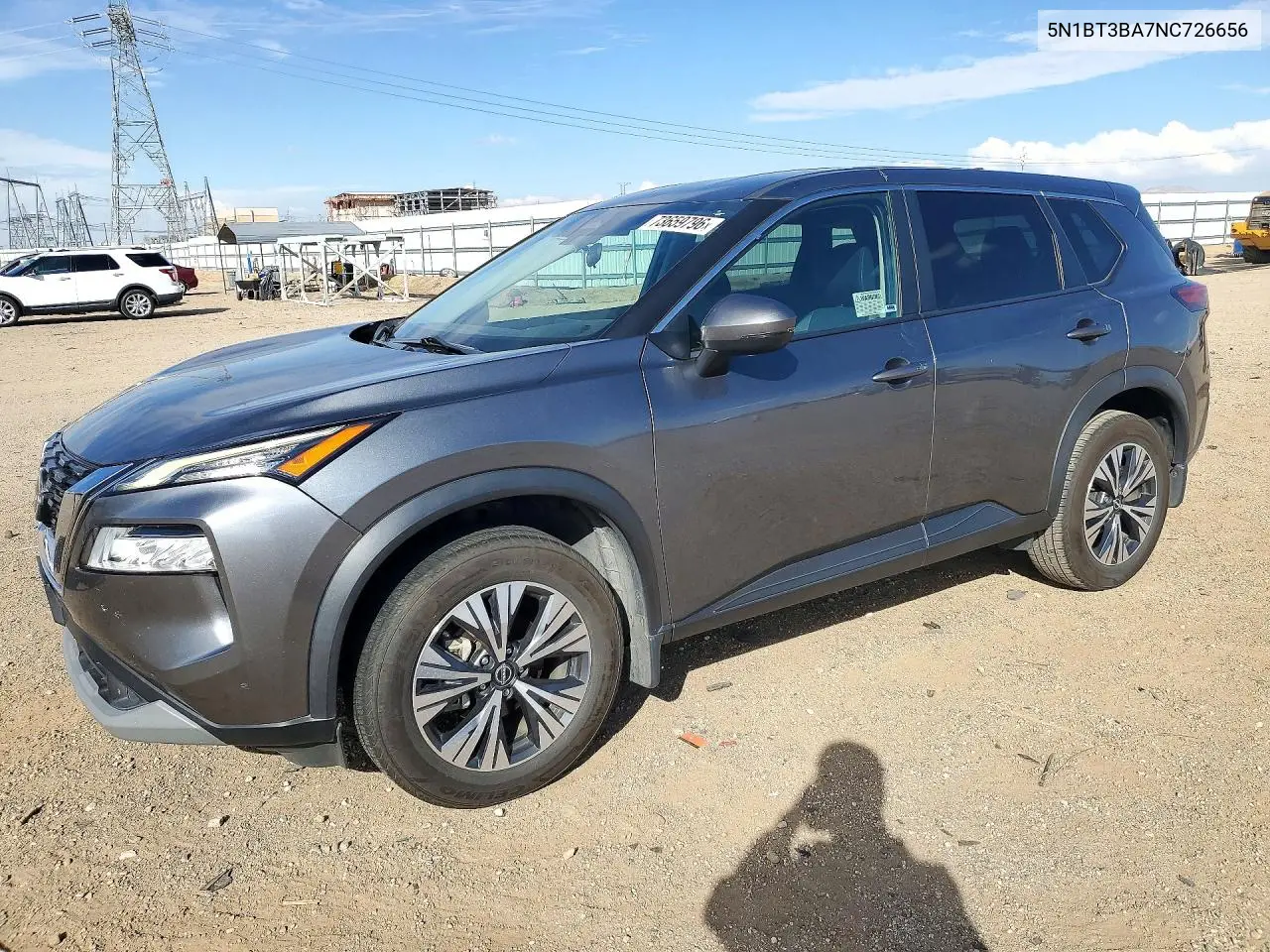 NISSAN ROGUE 2022, VIN 5N1BT3BA7NC726656