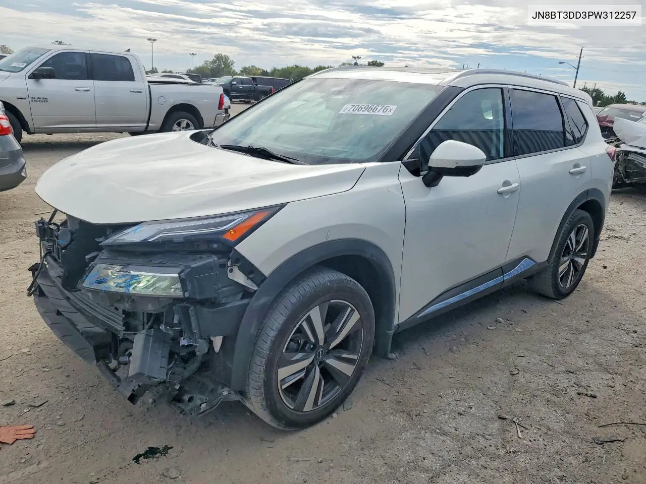 NISSAN ROGUE 2023, VIN JN8BT3DD3PW312257