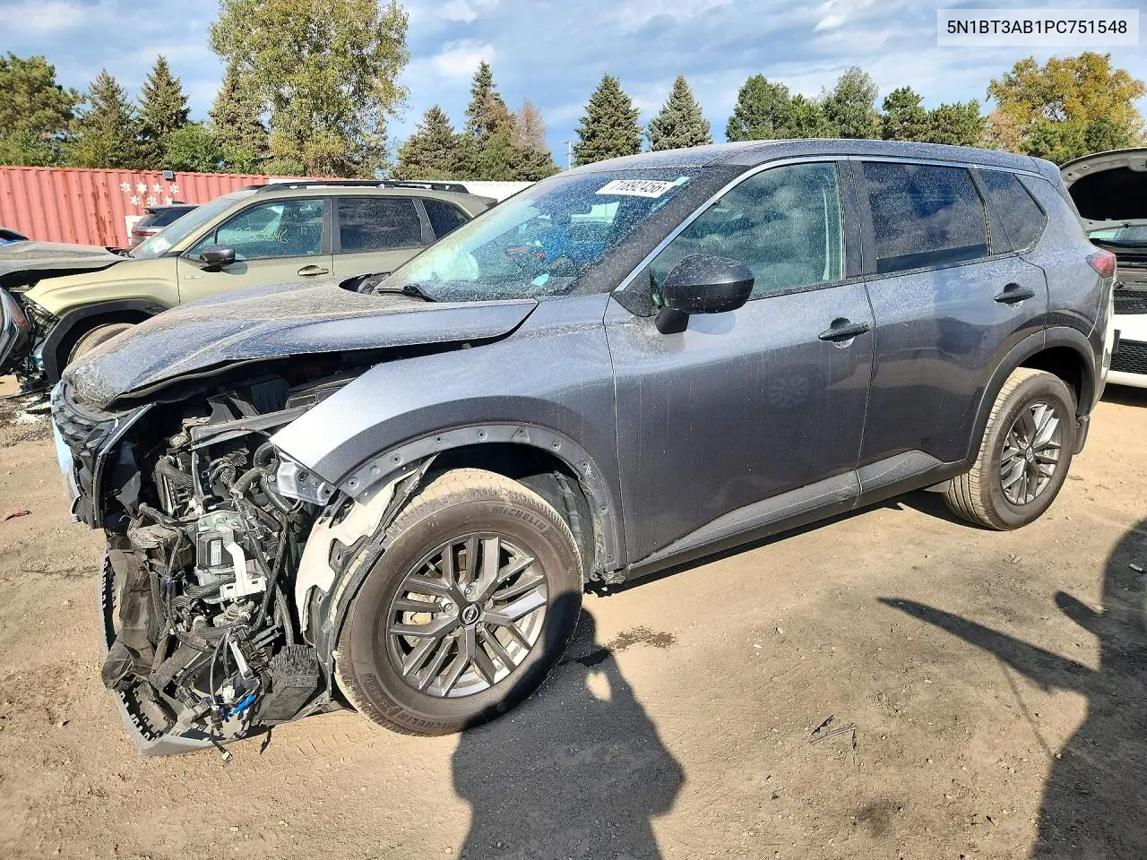 NISSAN ROGUE 2023, VIN 5N1BT3AB1PC751548