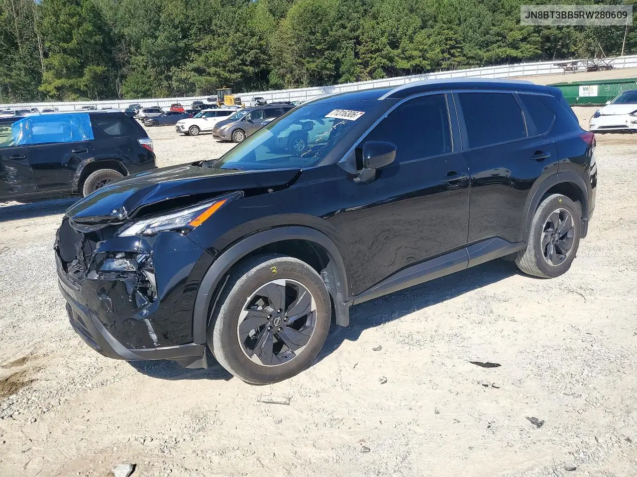 NISSAN ROGUE 2024, VIN JN8BT3BB5RW280609