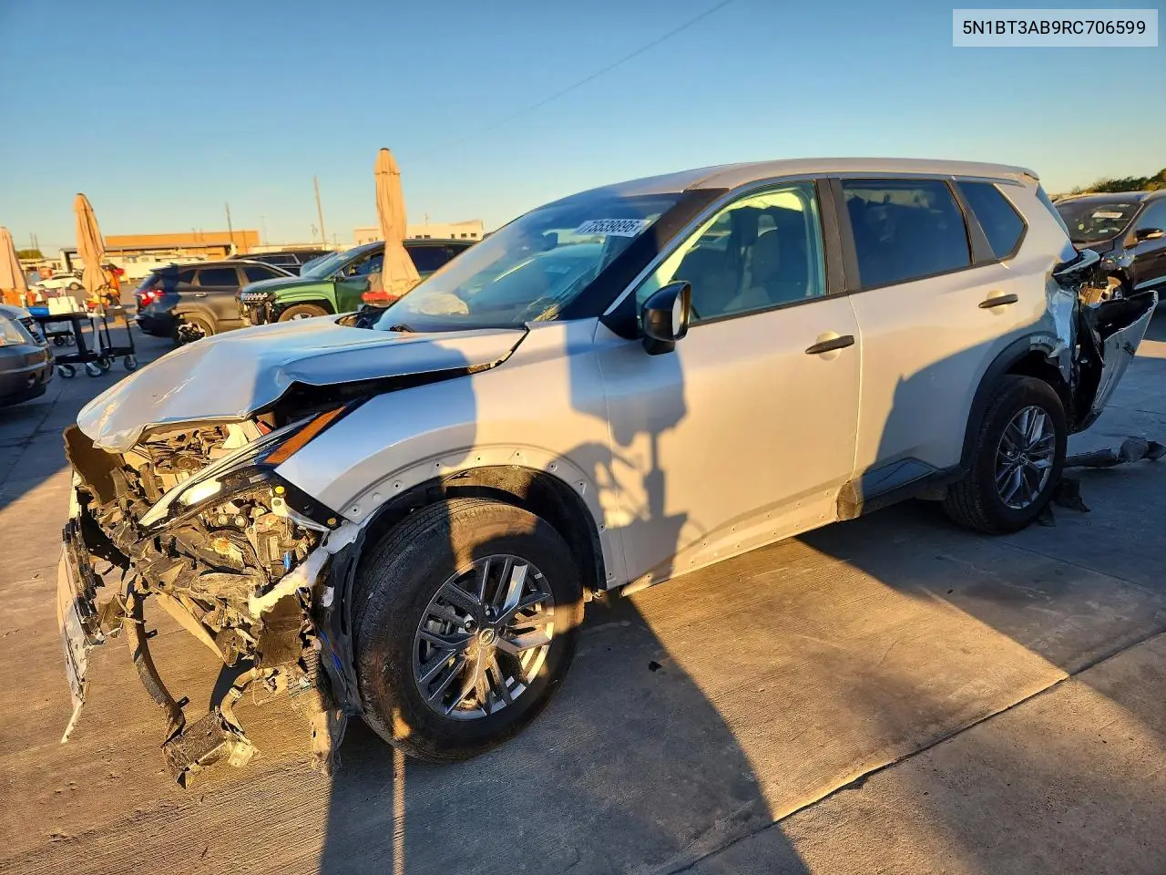NISSAN ROGUE 2024, VIN 5N1BT3AB9RC706599