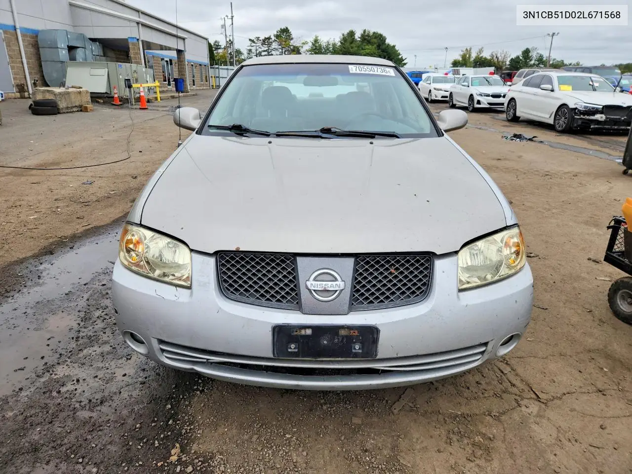 2002 NISSAN SENTRA VIN 3N1CB51D02L671568 — фото 5