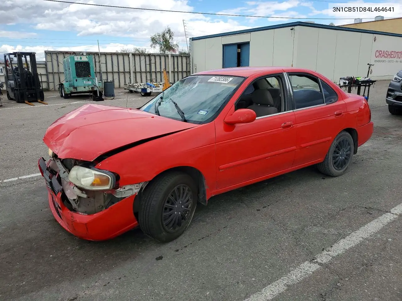 NISSAN SENTRA 2004, VIN 3N1CB51D84L464641