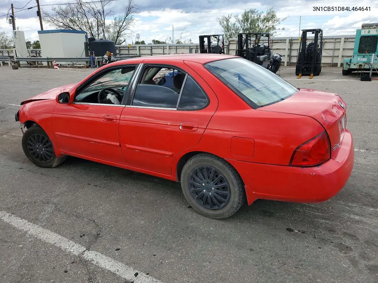 2004 NISSAN SENTRA VIN 3N1CB51D84L464641 — фото 2