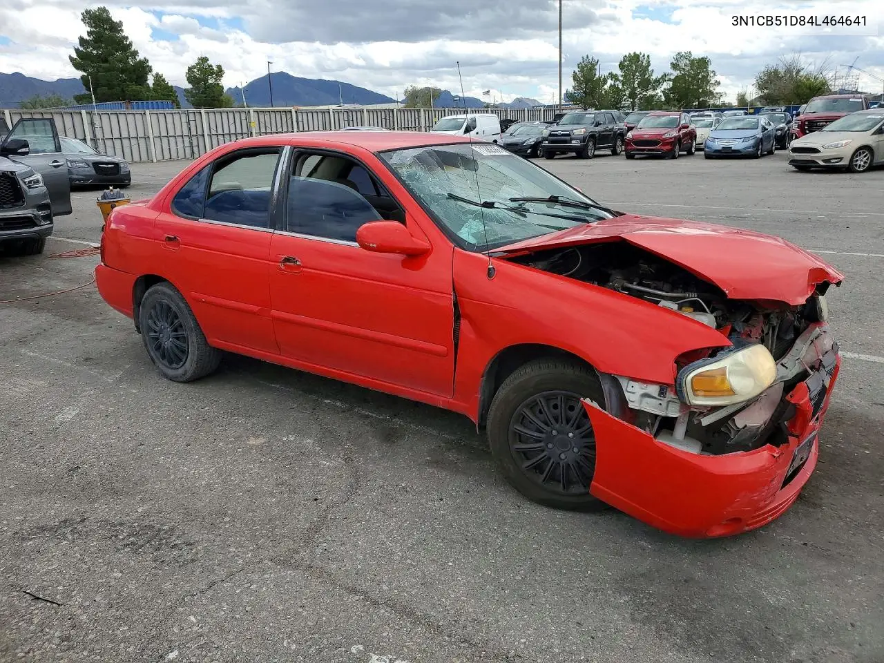 2004 NISSAN SENTRA VIN 3N1CB51D84L464641 — фото 4