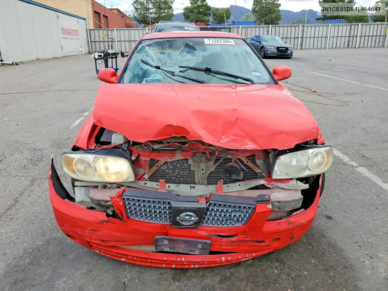 2004 NISSAN SENTRA VIN 3N1CB51D84L464641 — фото 5