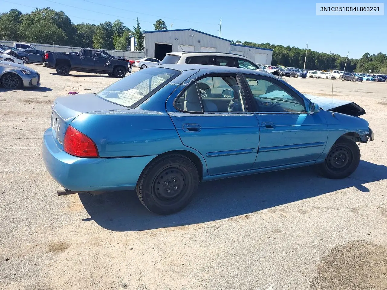 2004 NISSAN SENTRA VIN 3N1CB51D84L863291 — фото 3