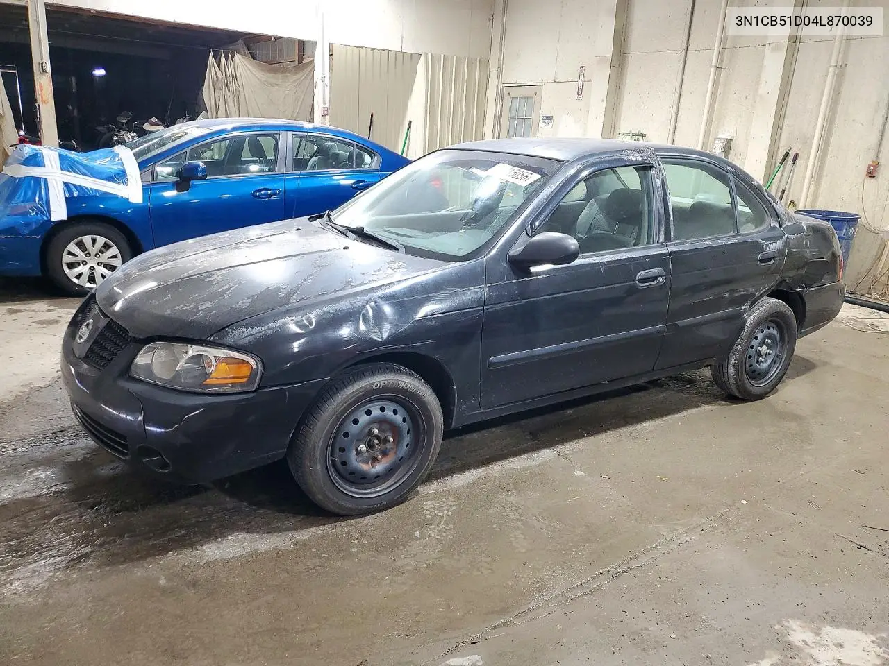 NISSAN SENTRA 2004, VIN 3N1CB51D04L870039