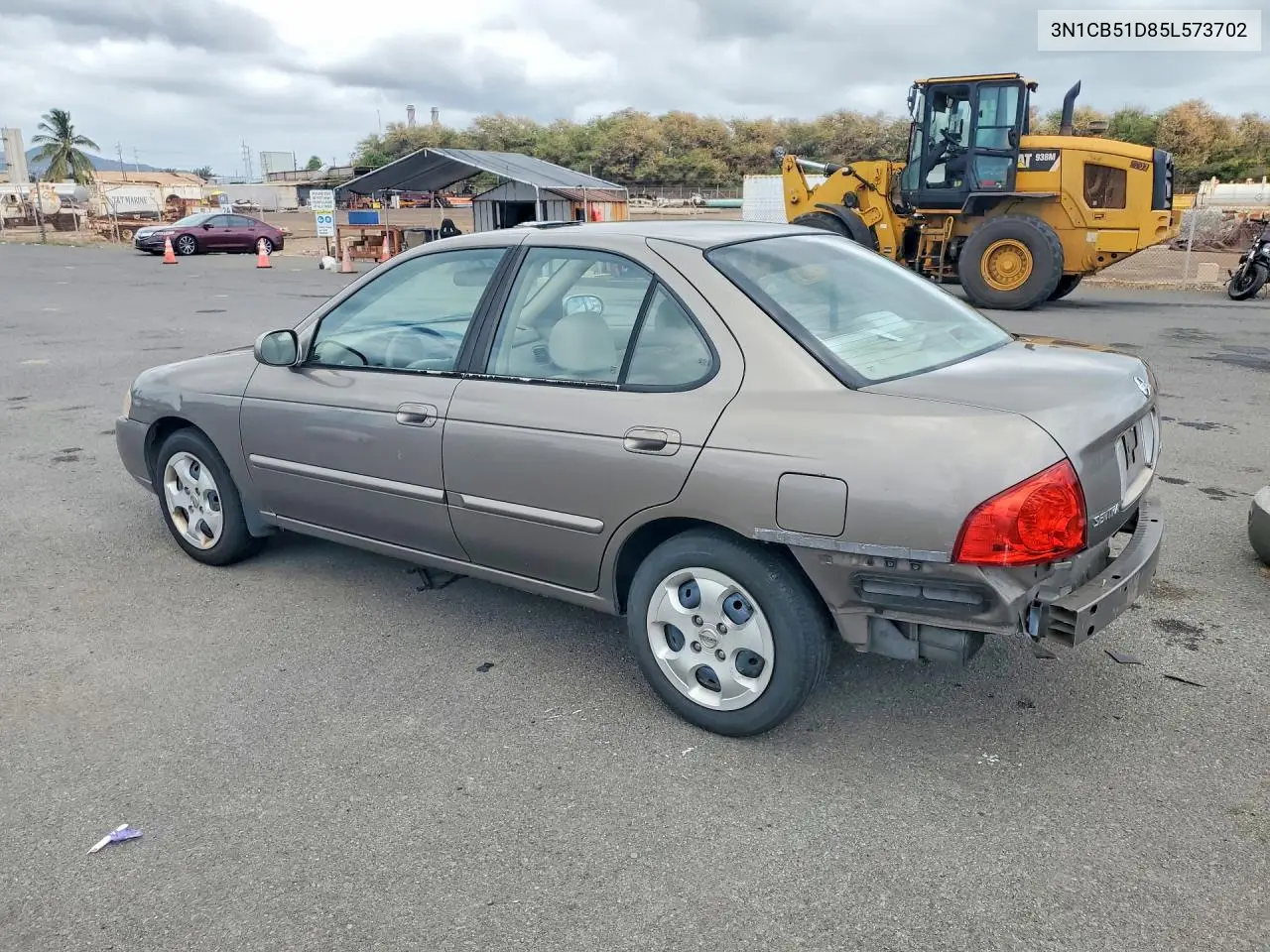 2005 NISSAN SENTRA VIN 3N1CB51D85L573702 — фото 2