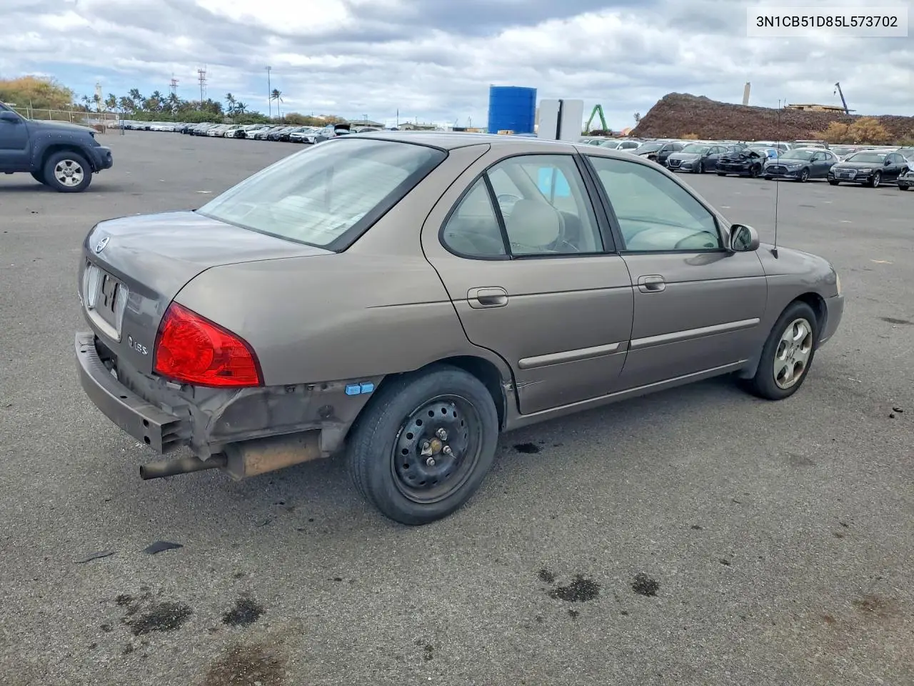2005 NISSAN SENTRA VIN 3N1CB51D85L573702 — фото 3