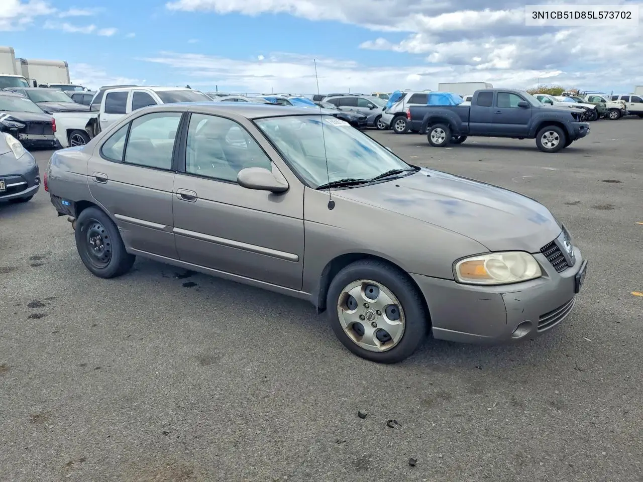 2005 NISSAN SENTRA VIN 3N1CB51D85L573702 — фото 4