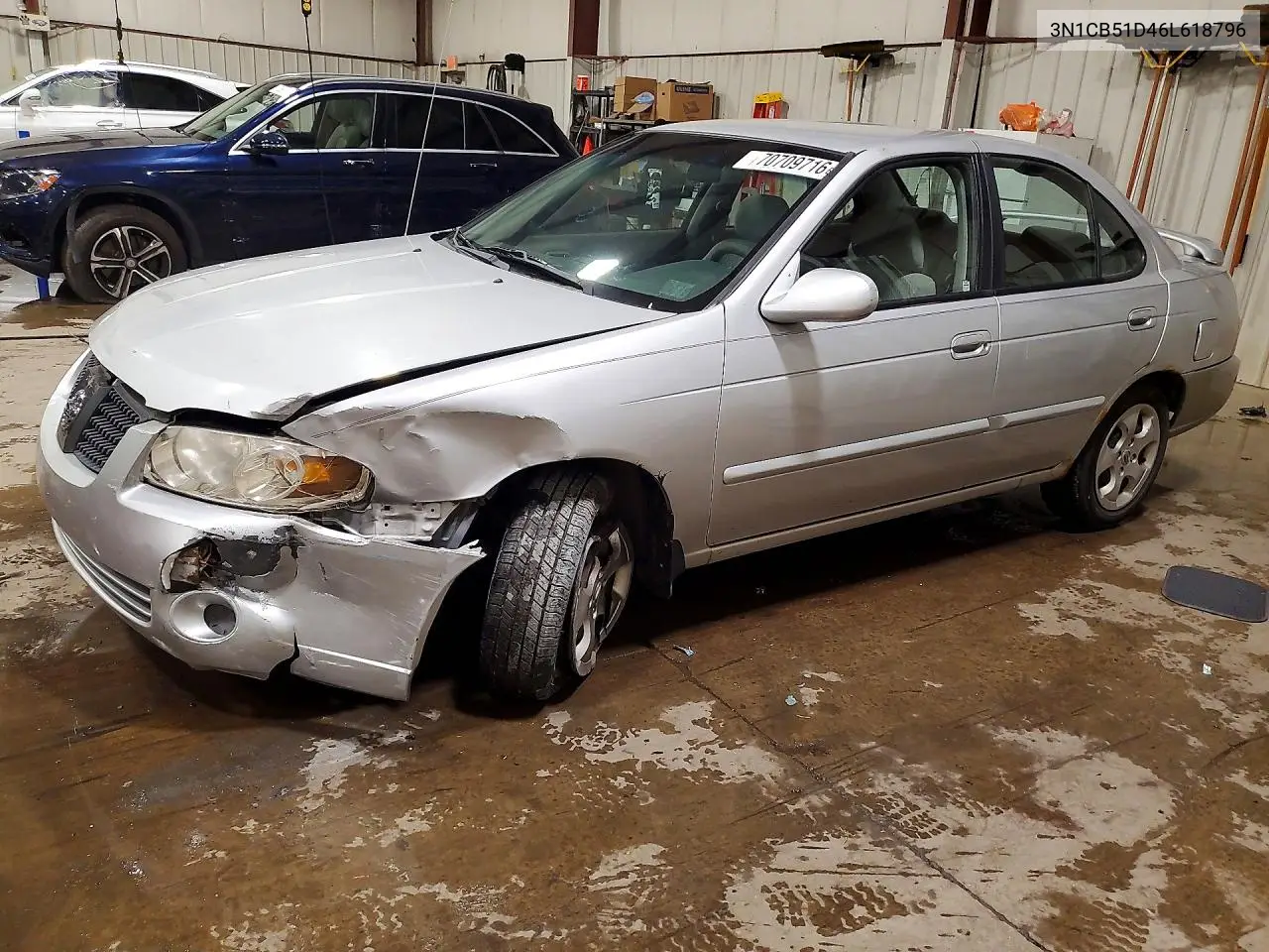 NISSAN SENTRA 2006, VIN 3N1CB51D46L618796
